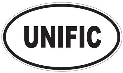 UNIFIC - Oval Sticker