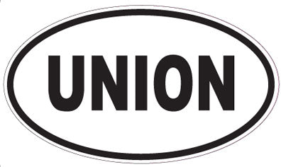 UNION - Oval Magnet