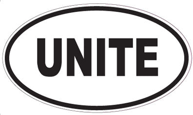 UNITE - Oval Magnet
