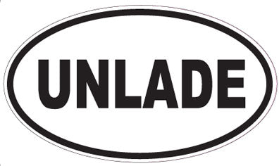 UNLADE - Oval Sticker