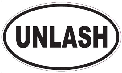 UNLASH - Oval Sticker