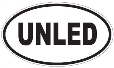 UNLED - Oval Sticker