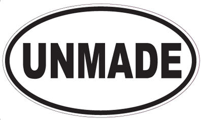 UNMADE - Oval Sticker