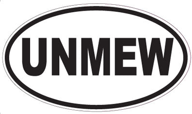 UNMEW - Oval Sticker