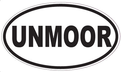 UNMOOR - Oval Sticker