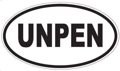 UNPEN - Oval Magnet
