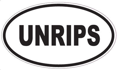 UNRIPS - Oval Sticker