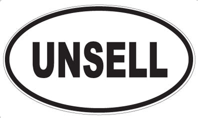 UNSELL - Oval Magnet