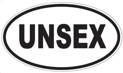 UNSEX - Oval Sticker
