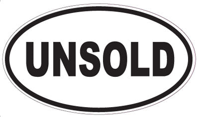 UNSOLD - Oval Sticker