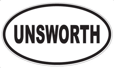 UNSWORTH - Oval Magnet