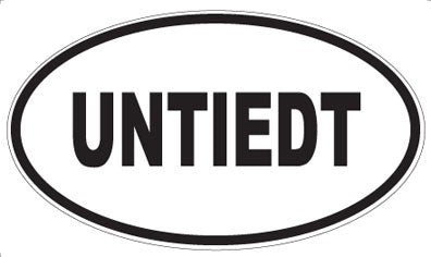 UNTIEDT - Oval Magnet