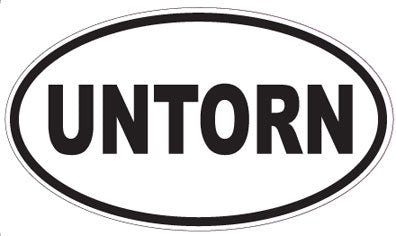 UNTORN - Oval Sticker