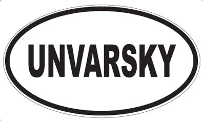 UNVARSKY - Oval Magnet