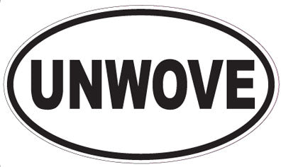UNWOVE - Oval Sticker
