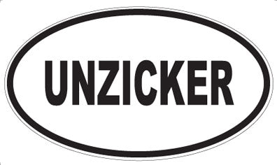 UNZICKER - Oval Magnet