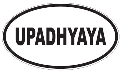 UPADHYAYA - Oval Magnet