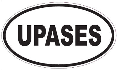 UPASES - Oval Sticker