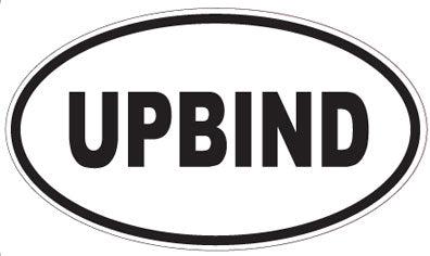 UPBIND - Oval Sticker