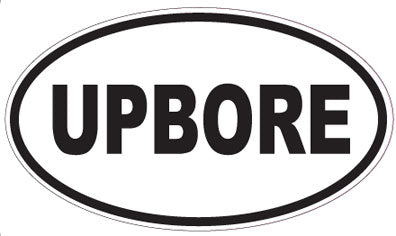 UPBORE - Oval Sticker