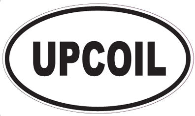 UPCOIL - Oval Sticker