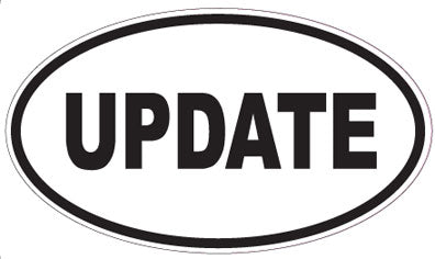 UPDATE - Oval Sticker