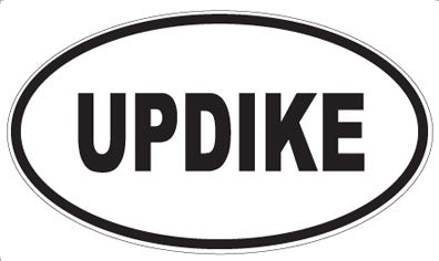 UPDIKE - Oval Magnet