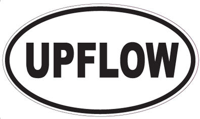 UPFLOW - Oval Sticker