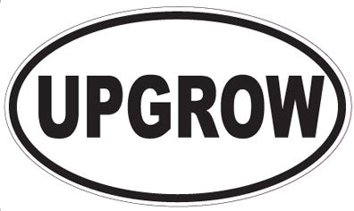 UPGROW - Oval Sticker
