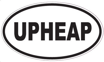 UPHEAP - Oval Sticker