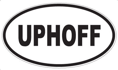 UPHOFF - Oval Sticker