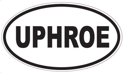UPHROE - Oval Sticker