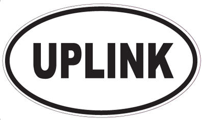 UPLINK - Oval Sticker