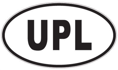 UPL - 3 Letter Initials Oval Magnet
