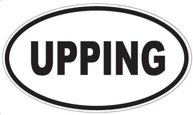 UPPING - Oval Sticker