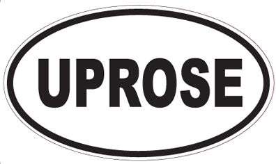 UPROSE - Oval Sticker