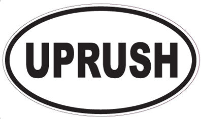 UPRUSH - Oval Sticker