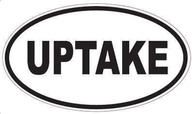 UPTAKE - Oval Sticker