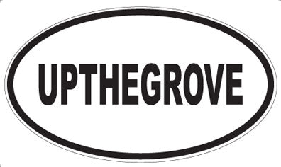 UPTHEGROVE - Oval Magnet