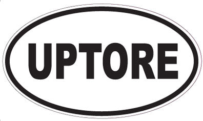 UPTORE - Oval Sticker