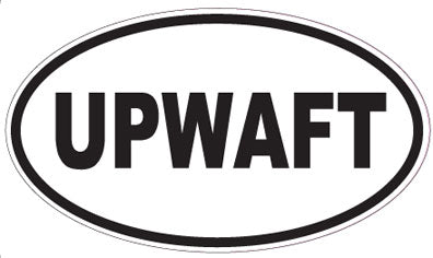 UPWAFT - Oval Sticker