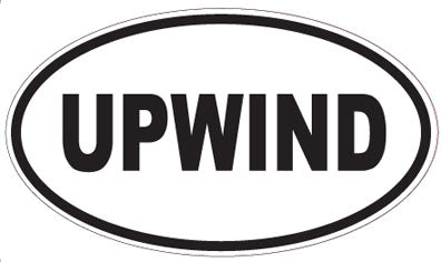 UPWIND - Oval Sticker