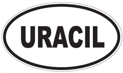 URACIL - Oval Sticker