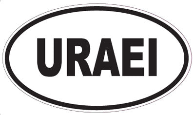 URAEI - Oval Sticker