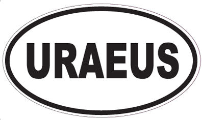 URAEUS - Oval Sticker