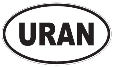 URAN - Oval Magnet