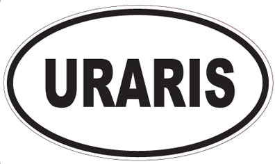URARIS - Oval Sticker