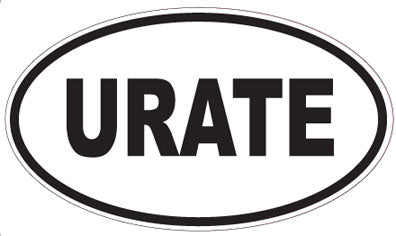 URATE - Oval Magnet