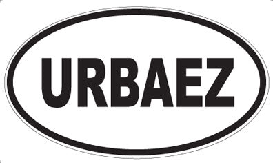URBAEZ - Oval Sticker