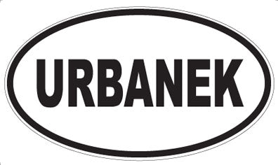 URBANEK - Oval Sticker
